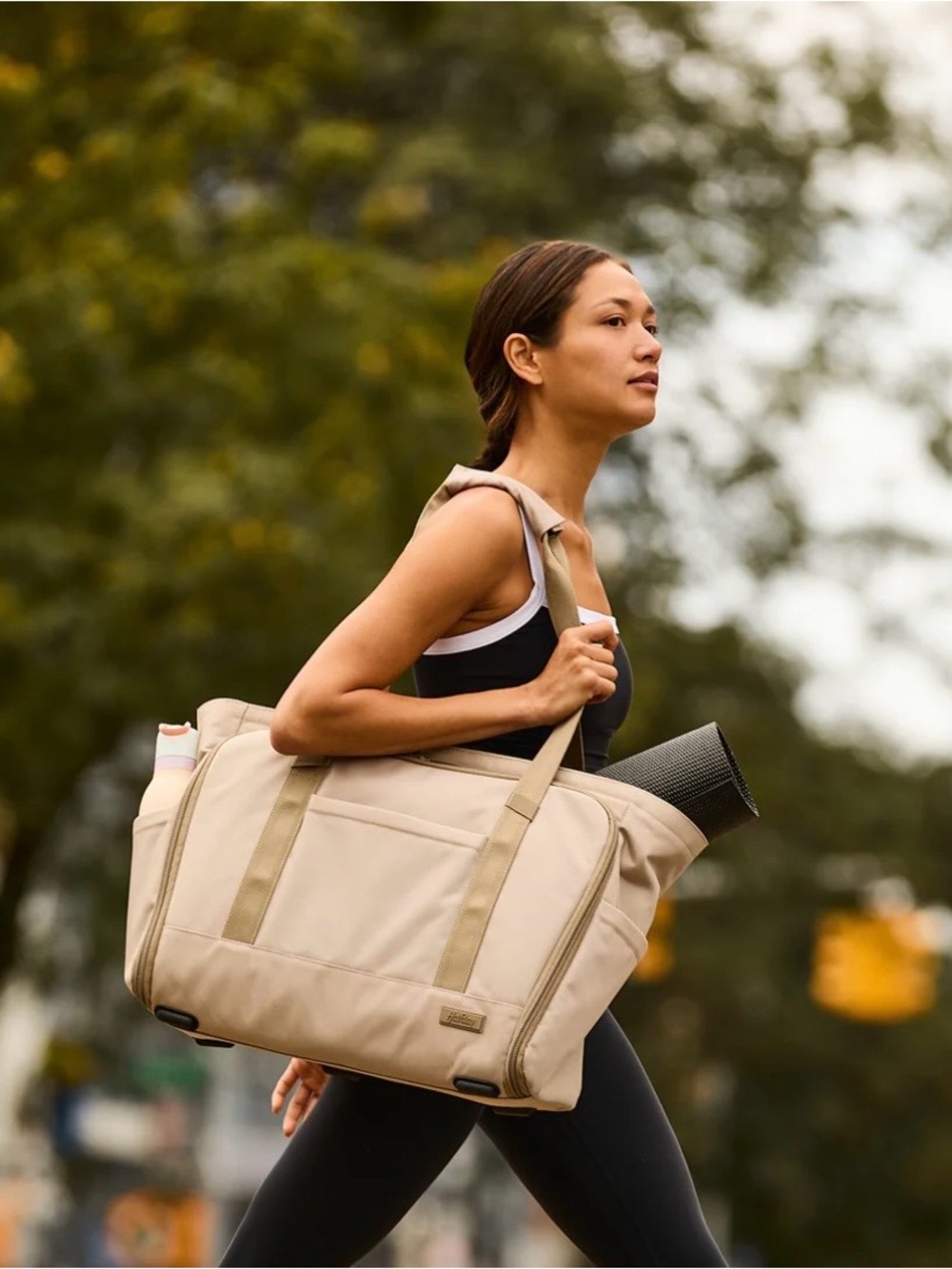 Halfdays Garmet Tote Bag in Beige